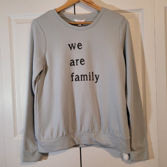 ๐ NWOT "we are family" Lauren Conrad Sweatshirt - Picture 3 of 5